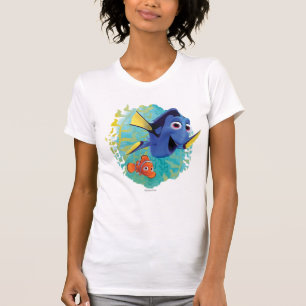 T-shirt Dory et Nemo Nager avec ses amis