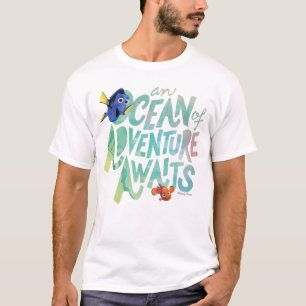 T-shirt Dory et Nemo  Un océan d'aventures attend