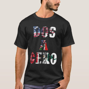 T-shirt Dos A Cero USMNT Vs MEXICO Jeu Drôle Design Par F