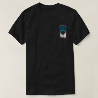T-shirt Dos Bleu Ou Il N'Y Aura Personne Pour Vous Souteni