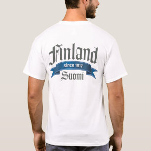 T-shirt Dos de la Finlande depuis 1917