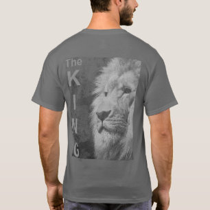 T-shirt Dos Design Élégant Pop Art Moderne Tête de Lion Ho