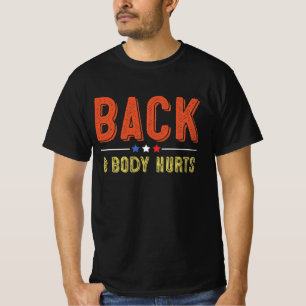 T-shirt Dos Et Corps Blessés