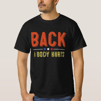 T-shirt Dos Et Corps Blessés