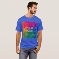 T-Shirt Dos Hommes Design Ajouter Modèle photo