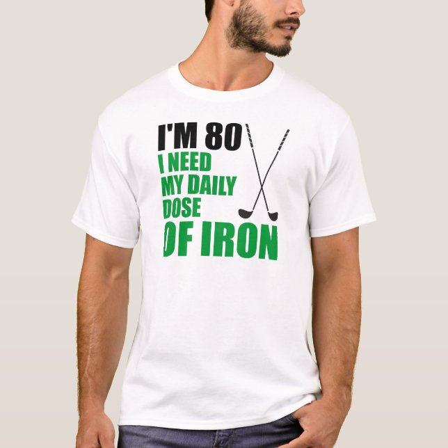 T-shirt Dose 80 quotidienne de fer (Devant)