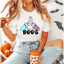 Dose de Boos Drôle Halloween Médicale Fantôme T-sh