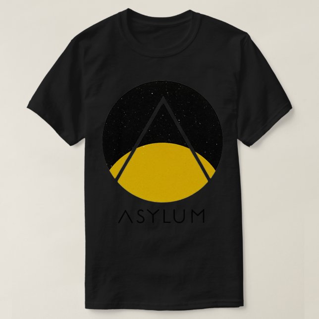 T-shirt Dossiers d'asile vinyle vintage (Design devant)