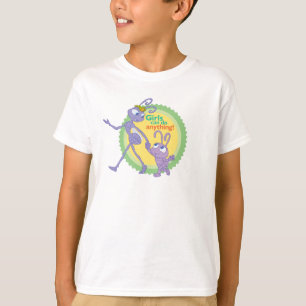 T-shirt Dot et Princesse Atta "Les filles peuvent faire n'
