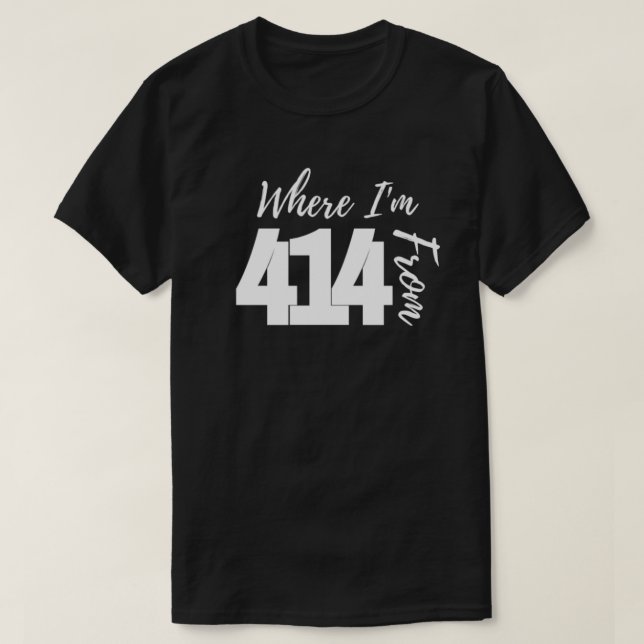 T-shirt D'où je viens (Design devant)