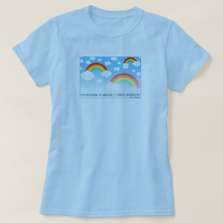 T-shirt Double arc-en-ciel