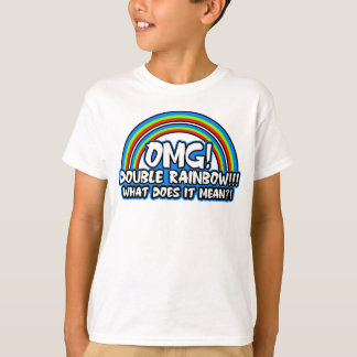 T-shirt Double arc-en-ciel