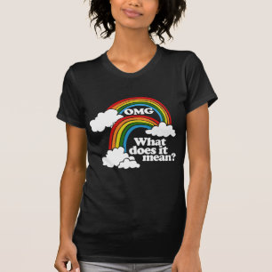 T-shirt Double arc-en-ciel d'OMG ce qui il signifie