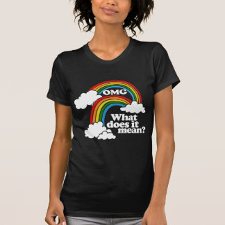 T-shirt Double arc-en-ciel d'OMG ce qui il signifie