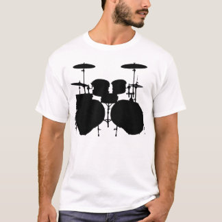 T-shirt Double basse Drumset - lumière
