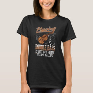 T-shirt Double Basse Hobby Double Basse Joueur Contrabhelp