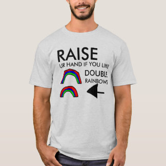 T-shirt Double chemise d'arc-en-ciel
