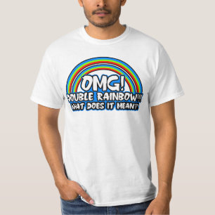 T-shirt Double chemise d'arc-en-ciel