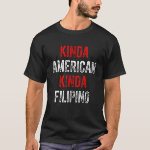 T-shirt Double citoyenneté Fierté de citoyen philippin amé