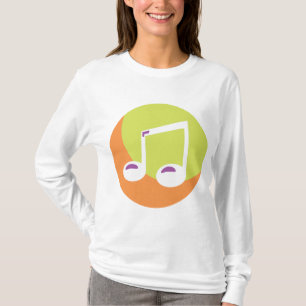 T-shirt Double Croche Vibrant Note de Musique