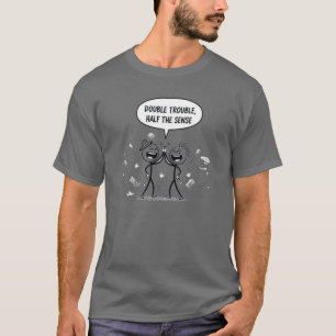 T-shirt Double difficulté à la moitié du sens
