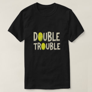 T-shirt Double difficulté Funny Tennis Balls