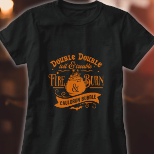 T-shirt Double double huile et problème Chemise Halloween