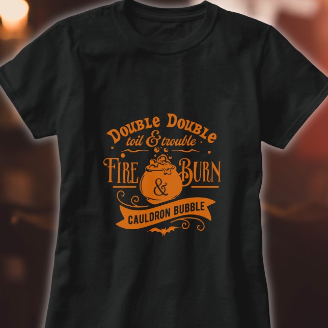 T-shirt Double double huile et problème Chemise Halloween (Créateur téléchargé)