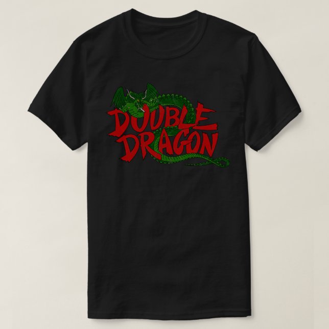 T-shirt Double dragon en détresse (Design devant)