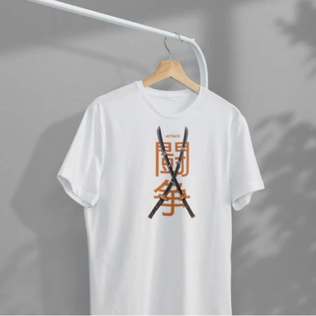 T-shirt Double épée japonaise (Créateur téléchargé)