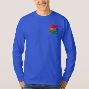 T-shirt Double face Télécharger le logo Image de manches l