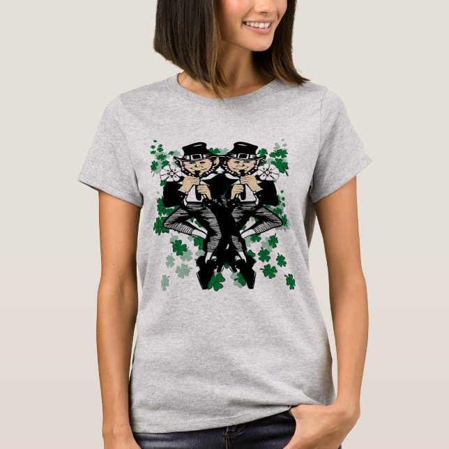 T-shirt Double La Chance Leprechaun (Devant)