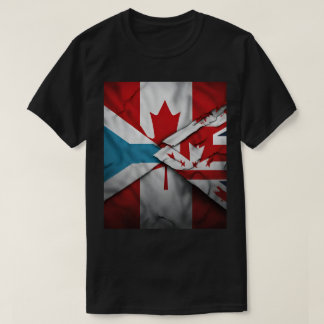 T-shirt "Double passion : Rugby Canada & Fidji"