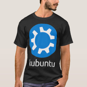 T-shirt DOUBLE SIDED Kubuntu Linux sécurité logicielle et 