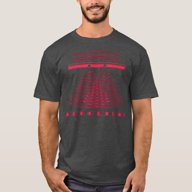 T-shirt Double Slit Eperiment Quantum Physique Lover Cadea (Devant)