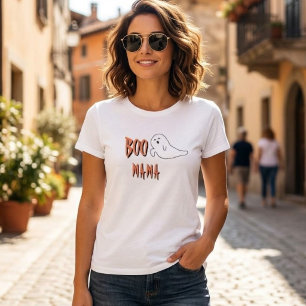 T-shirt Douce Fête de Naissance de Maman Fantôme Mignonne