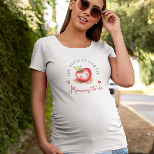 T-shirt Douce Pomme De Nos Yeux Futur Maman Baby Shower