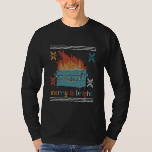 T-shirt Doudou de Noël moche Feu de Feu Joyeux Et