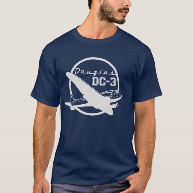 T-shirt Douglas DC-3 (Devant)