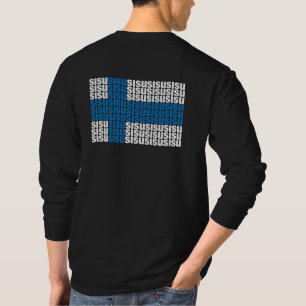 T-shirt Douille de base arrière de Sisu longue