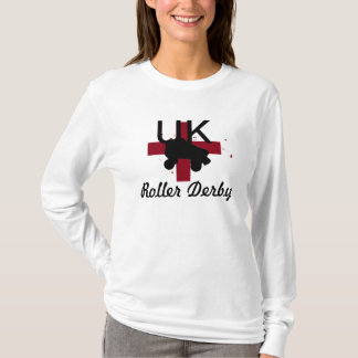 T-shirt Douille de Derby de rouleau BRITANNIQUE longue