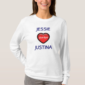 T-shirt douille de Hoody d'amoureux longue