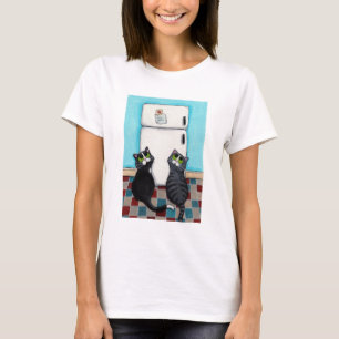 T-shirt Douille de magnet de réfrigérateur longue