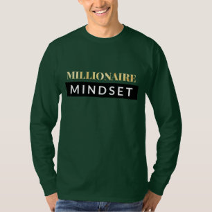 T-shirt Douille de motivation de mentalité de millionnair