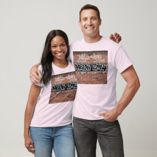 T-SHIRT DOUILLE DE VILLE DE BRIQUE LONGUE
