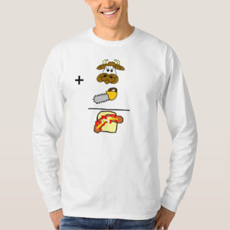 T-shirt Douille d'équation de saucisse longue