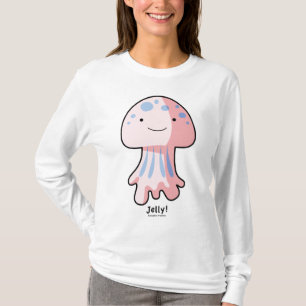 T-shirt Douille des dames aa Hoody de méduses longue