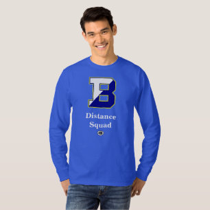 T-shirt Douille T de peloton de la distance des hommes