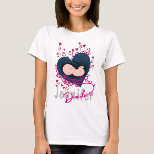 T-shirt Doula florale personnalisée