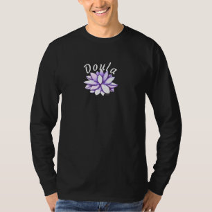 T-shirt Doula Pacifique Lotus Midwoman Birt Support Birt
